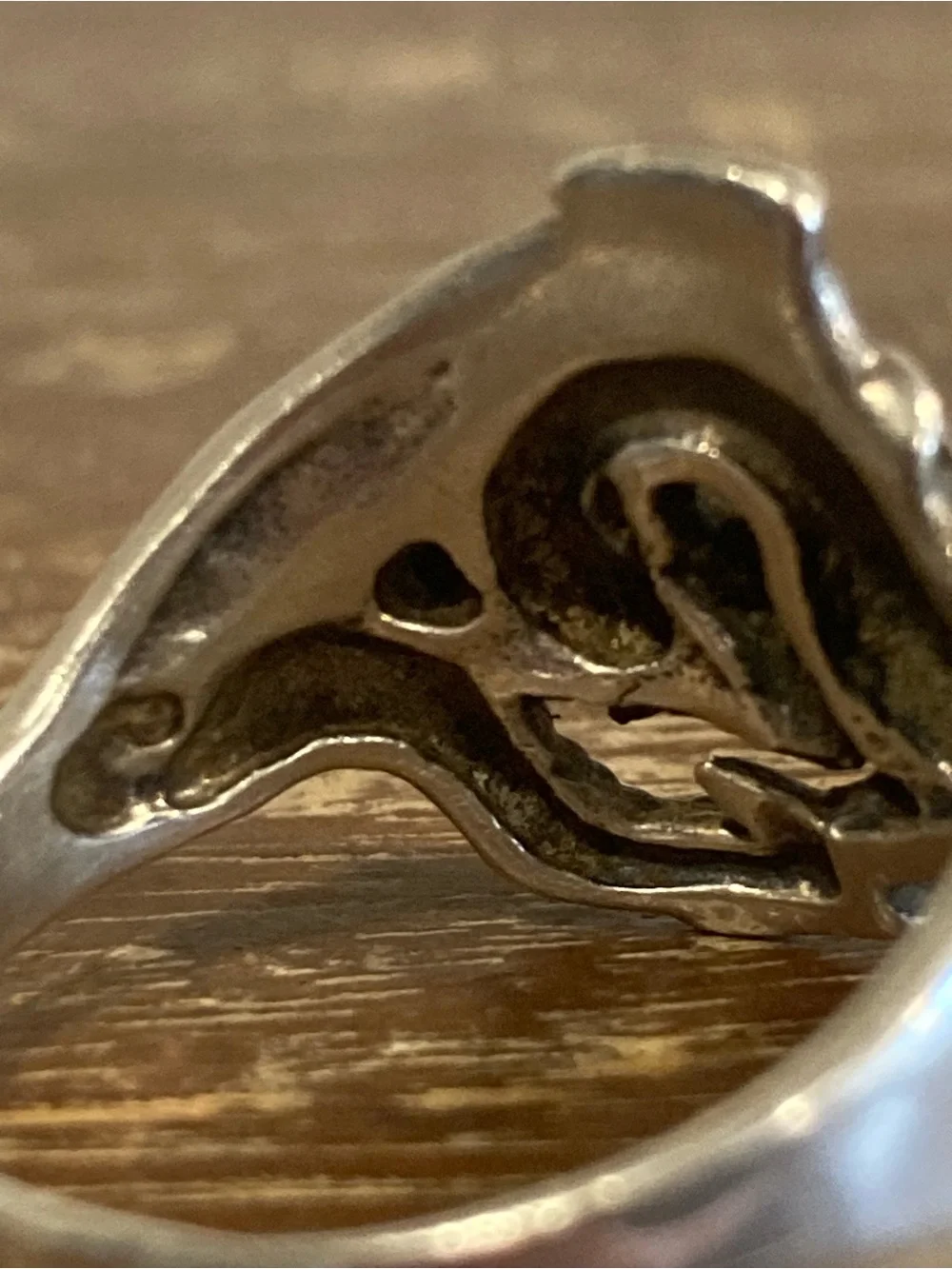 Peter Stone PSCL Sterling Silver 925 Fantasy Dragon Ring Sz 12.5